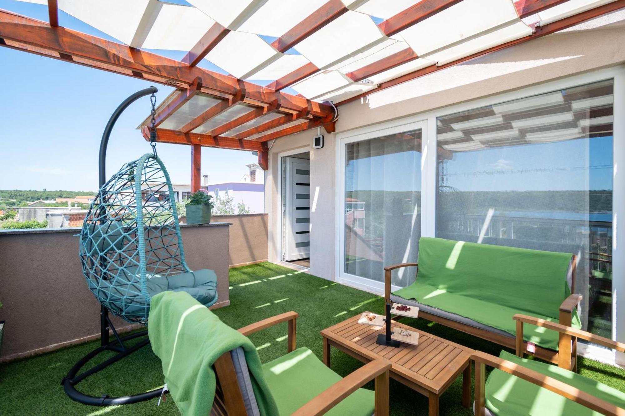 Apartment Dalmatino Posedarje Eksteriør billede
